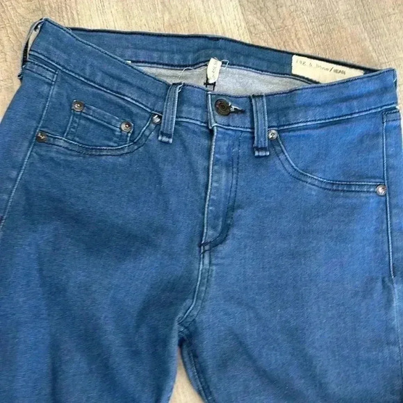 Rag and Bone  high rise skinny jean indigo wash Size 27 - Picture 5 of 8